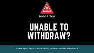 dsddatop Review Unable to Withdraw Issue [upl. by Eelir]