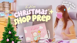 STUDIO VLOG ✿ BIG Christmas Prep 🎄 And I Get Sick at the Worst Time 🤧 [upl. by Annais]