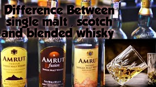 difference between single malt scotch and blended whisky [upl. by Llenaej389]