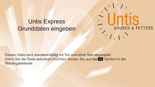 Untis Express  Grunddateneingabe [upl. by Babara360]