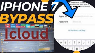 Iphone 7 iCloud Bypass with Unlock Tool 2024 [upl. by Aromat]