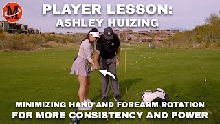 Player Lesson With Ashley Huizing Minimizing HandForearm Rotation for More Consistency and Power [upl. by Nuahsyar658]