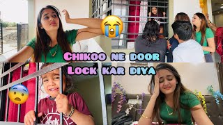 OMG Chikoo ne andar se room Lock kar di Lagta hai main 12th boards exam Fail hone wali hu [upl. by Earlie]