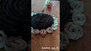 Diy Tealights candle holder part 2 ❤️art youtubeshorts 💗 [upl. by Aral]