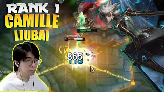 LiuBai Camille vs Skarner  Rank 1 Camille LiuBai Stream [upl. by Iruy]