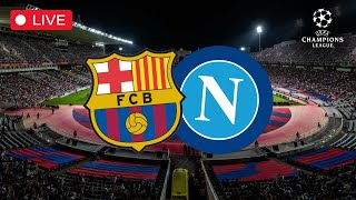 Barcellona Napoli 31 🔴 LIVE Reaction e postpartita con i tifosi napoletani ⚽ Champions League [upl. by Aseuqram]