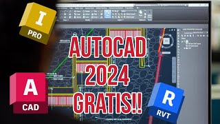 ¿COMO INSTALAR AUTOCAD Y REVIT 2024 GRATIS CON LICENCIA [upl. by Arinayed553]