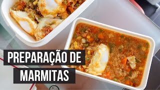 PREPARAÇÃO DE MARMITAS  Receitas saudáveis e fáceis com o que temos em casa [upl. by Reena32]