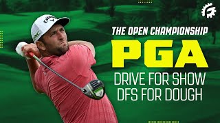 DRAFTKINGS PGA DFS FIRST LOOK THE OPEN CHAMPIONSHIP  ROTOGRINDERS [upl. by Dennis]