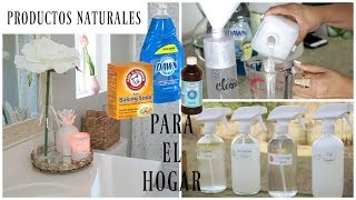 LOS MEJORES PRODUCTOS NATURALES PARA LIMPIAR TU HOGAR [upl. by Sucrad]