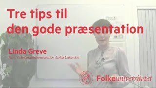 Folkeuniversitetet Aarhus  Mød forskerne Linda Greve [upl. by Olivero]