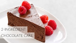 2Ingredient Chocolate Cake in 5 Minutes  No Dairy No Added Sugar [upl. by Nnylirehs]