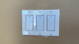 MoesGo Smart Light Switch  3 Gang  Installation And Review [upl. by Cinomod]