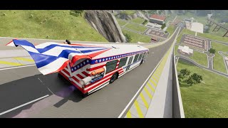 beamNG drive car jump 13  SimonExplosion [upl. by Etteuqal]