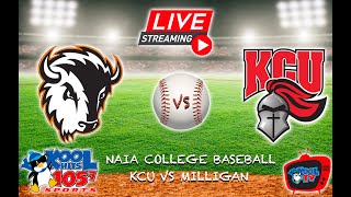 KCU vs Milligan  NAIA College Baseball  LIVE  Kool TV  22424 [upl. by Neyugn]