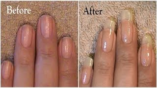 Going From Short Nails To Long Natural Nails 3 Month Nail Growth [upl. by Neyugn]