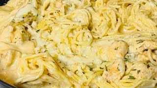 😋CHICKEN ALFREDO PASTA [upl. by Napoleon]