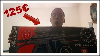 UNBOXING DUN AIRSOFT FUSIL LAZER 0700 JOULES ÇA TOURNE MAL JE MÉCLATE LOREILLE [upl. by Aneetak]