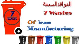 7 wastes of lean Manufacturing الفواقد السبعة في نظام التصنيع الرشيق [upl. by Gnaig530]