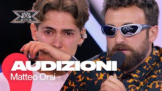 Dargen CONSOLA Matteo  X Factor 2022  AUDIZIONI 3 [upl. by Nivi994]