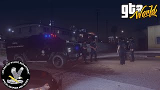 GTA World Los Santos Police Department  CTSOB  SWAT [upl. by Ecyal822]