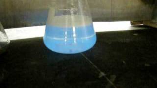 Purdue University  CHM 115 Lab  Preparation Of Luminol ChemiluminescenceAVI [upl. by Ledua594]