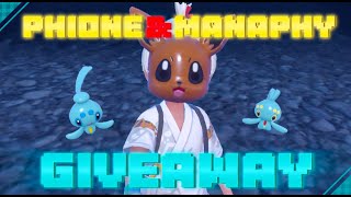 LIVE SHINY PHIONE amp MANAPHY GIVEAWAY  POKEMON SCARLET amp VIOLET [upl. by Ymmik]