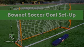 BowNet Soccer Goal Assembly Video [upl. by Tybald272]