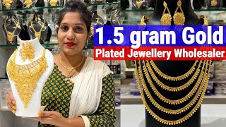 15 gram Gold Plated Jewellery Whoplesale Price in Kolkata  Forming Jewellery Wholesaler [upl. by Pickford307]