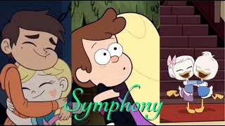 Dewey X Webby Star X Marco Dipper X Pacifica  DT SVTFOE GF  Symphony  Clean Bandit AMV [upl. by Ardnas364]