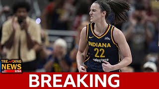 Caitlin Clark throws subtle shade at her salary and Indiana Fever ticket prices after setting WNBA r [upl. by Milburr]