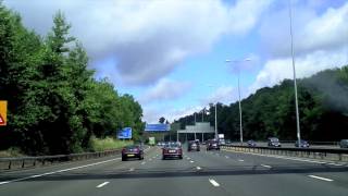 Joining the M25 from the M23 England [upl. by Haram]