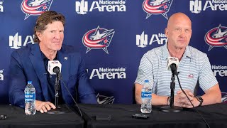 Hiring Mike Babcock was obviously a mistake Columbus Blue Jackets  FULL PRESS CONFERENCE [upl. by Soracco232]