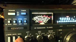 Kenwood TS 940S filtro CW [upl. by Noerb49]