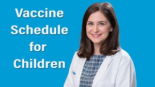 What is the recommended vaccination schedule for children [upl. by Graces974]