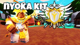 Roblox Bedwars Nyoka Kit Showcase Level 30 Kit [upl. by Selwyn]