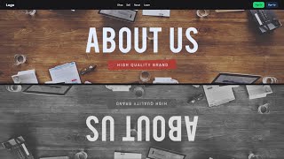 About Us Page in HTML and CSS [upl. by Rehpretsirhc6]