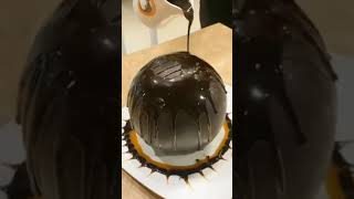 Chocolate Dome aesthetic chocolate chocolateasmr shortvideo foodie [upl. by Tebazile]