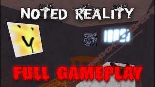 Noted Reality  Full Gameplay  All Endings Roblox [upl. by Meris]