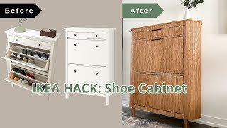 IKEA HACK with Pole Wrap  Transform a shoe cabinet with pole wrap [upl. by Dinnage]