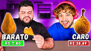 Coxinha CARA VS Coxinha BARATA  React Thiago Quatroque [upl. by Ahseia]