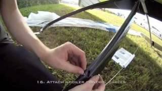 Rigging an AIR ATOS VC Hang Glider [upl. by Zebapda175]