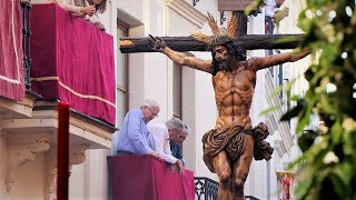 Cristo De La Sed en LA CUESTA DEL BACALAO  Rosario de Cadiz  Sevilla 2018 [upl. by Aneert25]