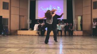 Melissa Rutz amp John Lindo Swedish Swing Summer Camp 2014 [upl. by Kirre]