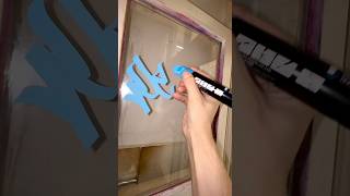 Graffiti tag name request posca graffiti calligraphy calligraphyart graffititag poscapen art [upl. by Coke]