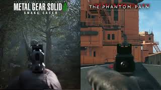 Metal Gear Solid Delta Snake Eater Comparison To Metal Gear Solid V Phantom Pain [upl. by Sucramd141]