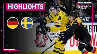 Deutschland  Schweden  IIHF U20 EishockeyWM  MAGENTA SPORT [upl. by Kaplan]