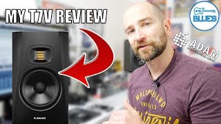 Adam Audio T7V Active Nearfield Studio Monitors Review with a KRK Rokit 8 Comparison [upl. by Enelyt]