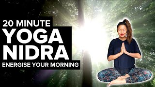 Yoga Nidra to ENERGISE YOUR MORNING in bed [upl. by Finn753]