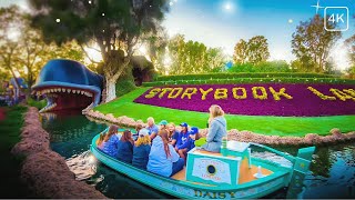 📚 Storybook Land Canal Boats  Full Ride amp Queue  Disneyland POV  4K Walkthrough [upl. by Bliss]